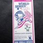 Philadelphia Phillies 1980 World Series Full Ticket Game X Seat 12