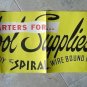 Vintage 1950s THE SPIRAL Store Window ~ School Supplies Advertising Display Sign