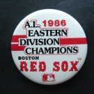 1986 A. L. Eastern Division Champions Boston Red Sox Pin 3" Diameter