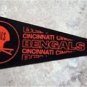 Vintage 1970s NFL Football Mini Pennant 12" Cincinnati Bengals