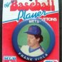 Frank Viola New York Mets 1990 Button Pin 3" Diameter on Original Cardboard