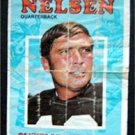 1971 Topps Football Pin Up Poster Insert #16 Bill Nelsen Cleveland Browns