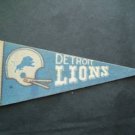 Vintage NFL Football Mini Pennant 9" Detroit Lions