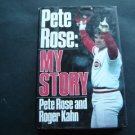 Pete Rose My Story Baseball Book with Roger Kahn 1989