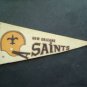 Vintage NFL Football Mini Pennant 9" New Orleans Saints