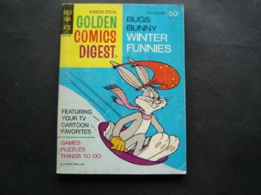 Bugs Bunny Winter Funnies Golden Comics Digest Gold Key # 34 Jan 1974