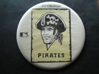 Pittsburgh Pirates Baseball Pin Large 6" Diameter Faded