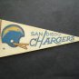 Vintage NFL Football Mini Pennant 9" San Diego Chargers