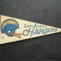 Vintage NFL Football Mini Pennant 9" San Diego Chargers