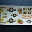 Vintage USAF B 66 Bomber Airplane Model Decal Sheet Unused