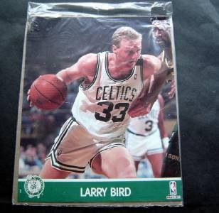 NBA Hoops Action Photos Larry Bird Boston Celtics 8 x 10 Sealed