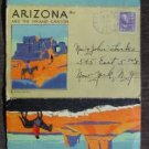 Vintage 1941 Arizona Grand Canyon Fred Harvey Souvenir Post Card Folder