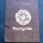 Vintage Mass. Agriculture College 1910 Leather Crest Seal Patch 2 1/2" by 2"