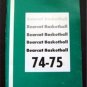 Northwest Missouri State University 1974-75 Bearcat Basketball Guide NCAA Div II