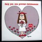 Humorous Comic Strip Cathy Tile Plaque Only You Can Prevent Datelessness 1983