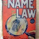 Big Little Book In The Name Of The Law  - War Against Crime 1937