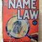 Big Little Book In The Name Of The Law - War Against Crime 1937