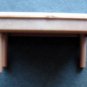 1986 Bandai Maple Town Story Brown Plastic Doll Furniture Table