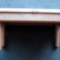 1986 Bandai Maple Town Story Brown Plastic Doll Furniture Table