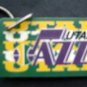 Utah Jazz NBA Basketball Plastic Key Chain Tag Express 2 1/4"