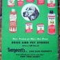 Vintage Sergeant's Dog Book Springer Spaniel Cover 1950 Advertising