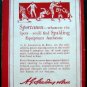 1928 Spalding Tumbling for Amateurs and Ground Tumbling Red Cover Series Booklet