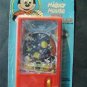 Vintage 1970s Walt Disney MICKEY & DONALD Space Arcade Mini Bagatelle Game MIP