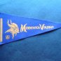 Vintage 1970s NFL Football Mini Pennant 9" Minnesota Vikings