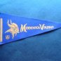 Vintage 1970s NFL Football Mini Pennant 9" Minnesota Vikings