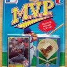 MVP BB 1990 Score Card & Pin Cardinals Todd Zeile RC