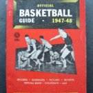 1947-48 Official Collegiate Basketball Guide Book