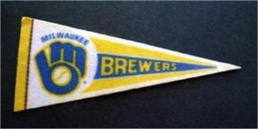 Milwaukee Brewers Mini Baseball Pennant 9"
