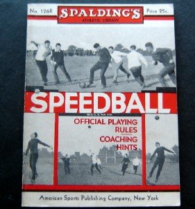 1933 Spalding Speedball Official Playing Rules & Coaching Hints Booklet