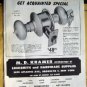 1950s 3~Kramers Locksmith Hdwe Dist Lock Doorchecks Key Blanks Corbin Eagle Arow