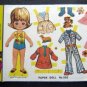 1970s Patty's Playmate Paper Dolls with Stand & Outfits MIP