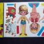 1970s Patty's Playmate Paper Dolls with Stand & Outfits MIP
