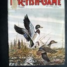 OCT 1973 FUR-FISH-GAME Mallard Ducksl Cover Tim Johnson  Fish Hunt Outdoor Sport