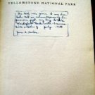 Yellowstone National Park  Hiram Chittenden C 1933 HCDJ