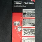May 1956 Brochure Kodak Filters & Lens Attachments for Still & Movie Camera