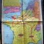 Sunday News ~ Original pages #12,13 ~ WWII Map The 4th Reich? Mar 9 1947