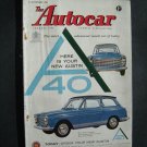 Sept 19 1958  Autocar Magazine Austin A 40