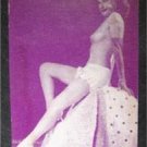 Arcade Exhibit Card 1940's Risque Girlie Pin-Up Purple Tint B