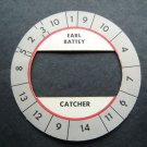 Cadaco All-Star Baseball Game Disk Earl Battey Catcher