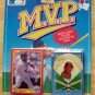 MVP BB 1990 Score Card & Pin Minn Twins Kirby Puckett