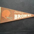 Vintage NFL Football Mini Pennant 9" Cleveland Browns VG