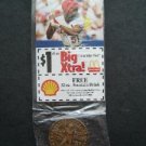 2000 McDonalds St Louis Cardinals Baseball Bronze Coin & Card Willie McGee RARE