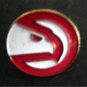 Atlanta Hawks NBA Basketball Pin Round 3/4" Diameter