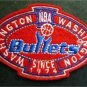 Washington Bullets Basketball NBA Cloth Oval Patch 3 1/4"