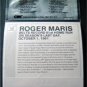 1989 CMC Talking Baseball Card 33 RPM Record # 10 Roger Maris Breaks HR Record