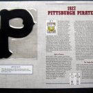 1927 Pittsburgh Pirates Cooperstown Collection Baseball Patch